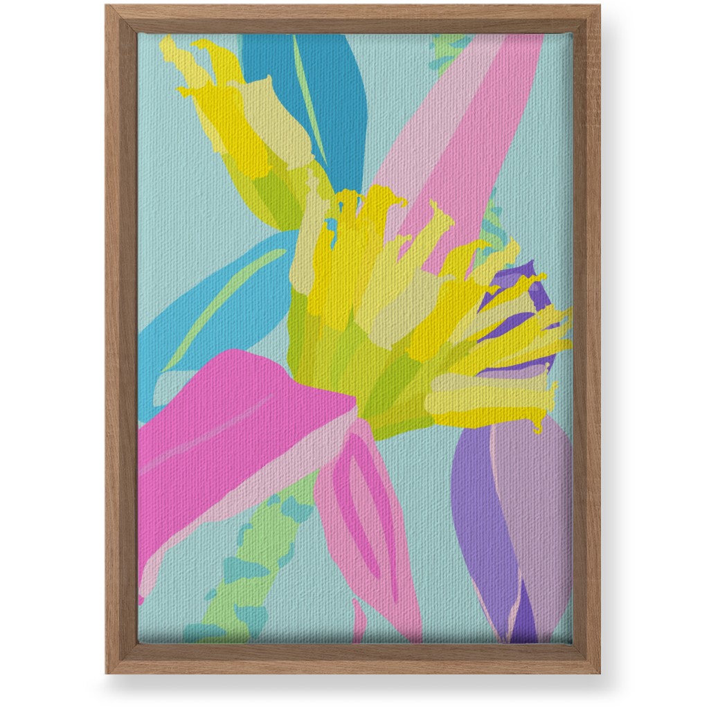 Bold Tropical Banana Plants - Multi Wall Art, Natural, Single piece, Canvas, 10x14, Multicolor