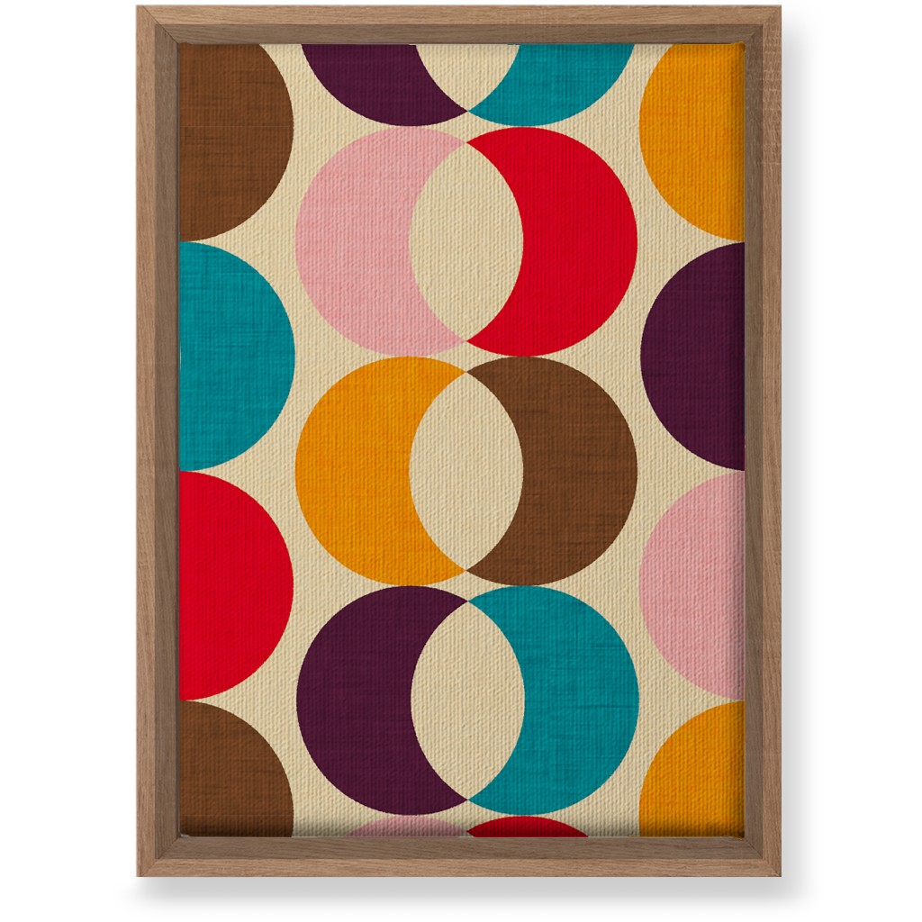 Mid Mod Arrow - Multi Wall Art, Natural, Single piece, Canvas, 10x14, Multicolor