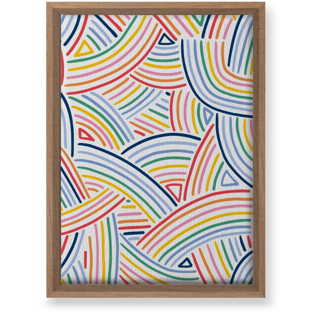 Rainbows Wall Art, Natural, Single piece, Canvas, 10x14, Multicolor