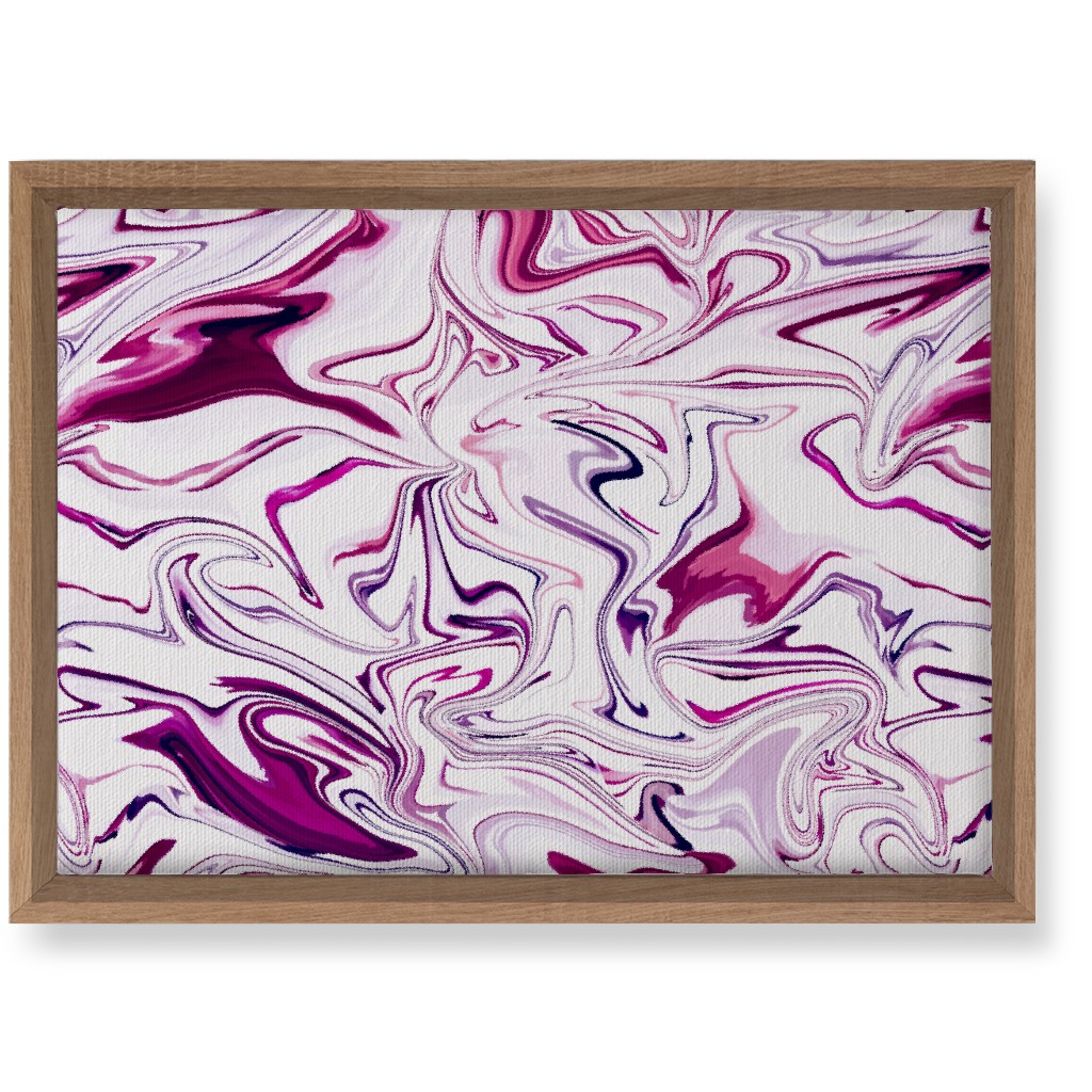 Marble - Mulberry Wall Art, Natural, Single piece, Canvas, 10x14, Pink