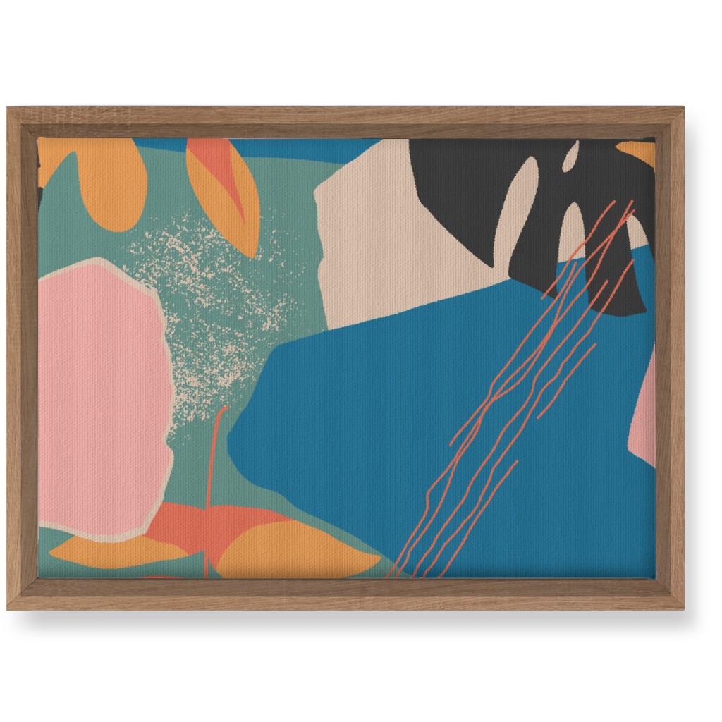 Tropical Garden - Multi Wall Art, Natural, Single piece, Canvas, 10x14, Multicolor