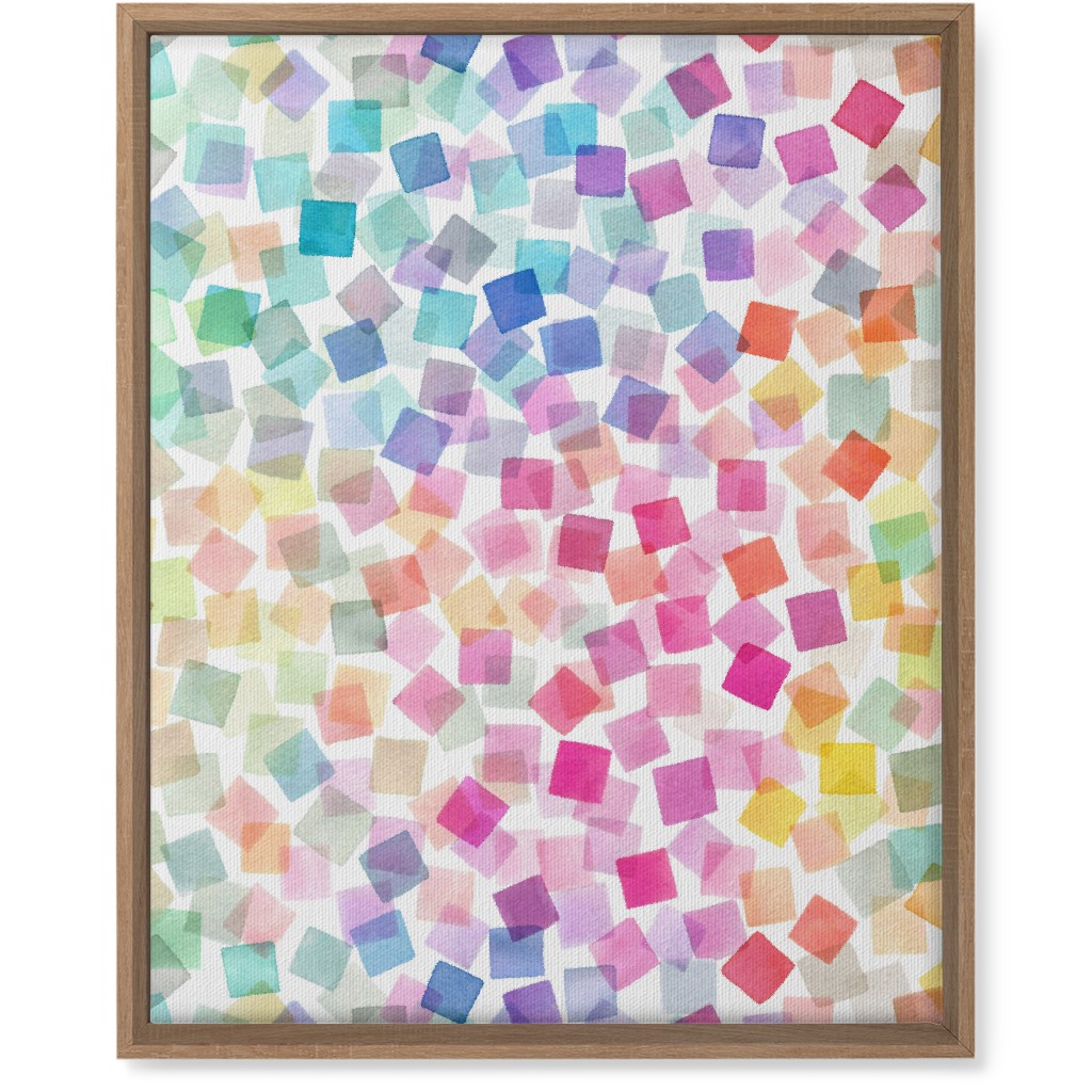 Confetti Party - Multi Wall Art, Natural, Single piece, Canvas, 16x20, Multicolor