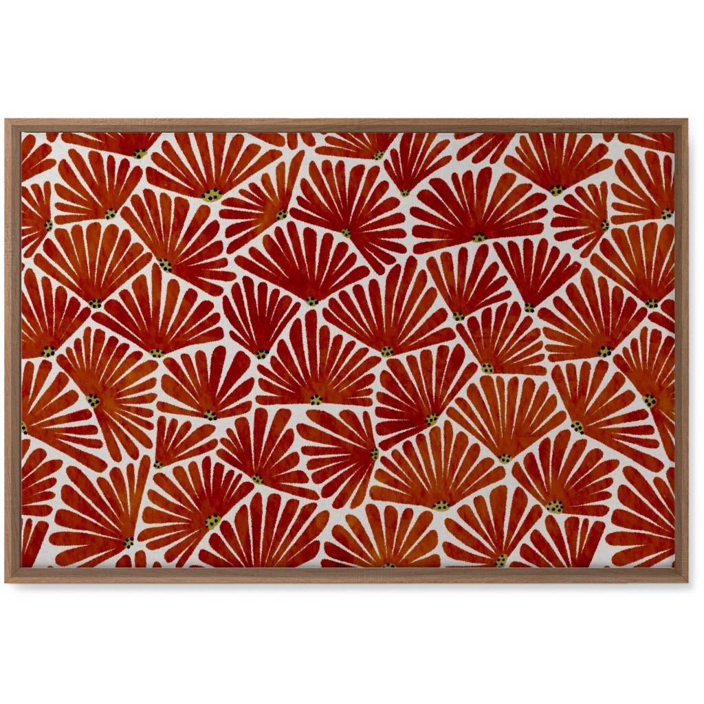 Solie Wall Art, Natural, Single piece, Canvas, 20x30, Red