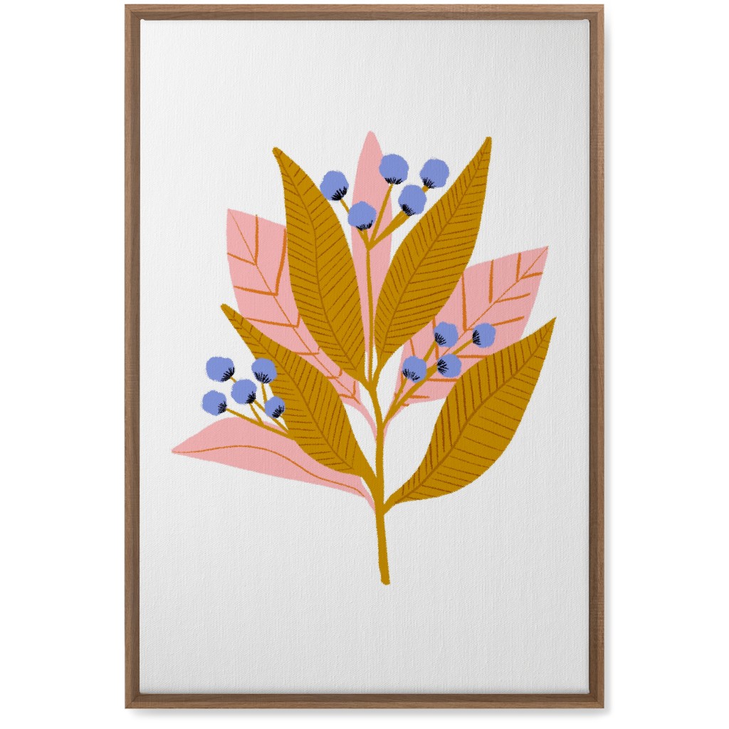 Structured Flower - Multi Wall Art, Natural, Single piece, Canvas, 20x30, Multicolor