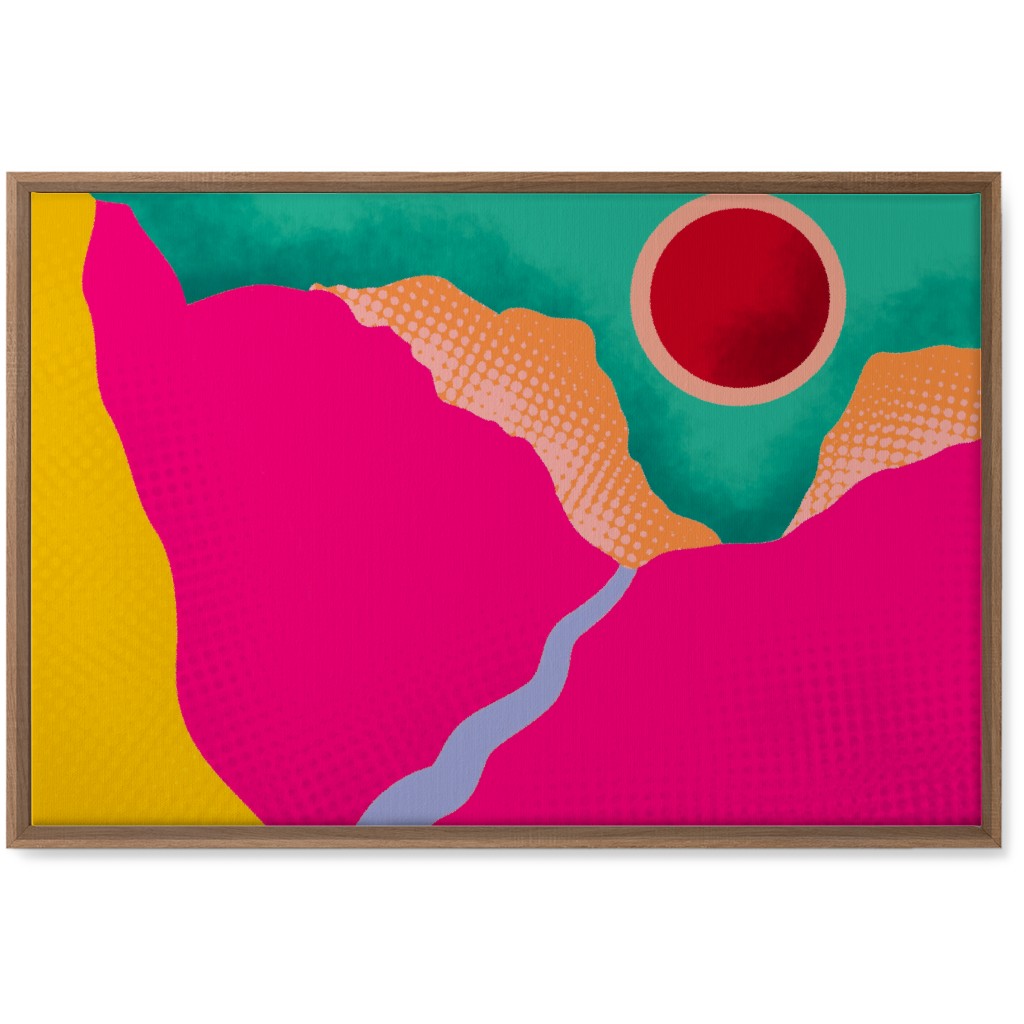 Mountains - Bold Wall Art, Natural, Single piece, Canvas, 20x30, Multicolor