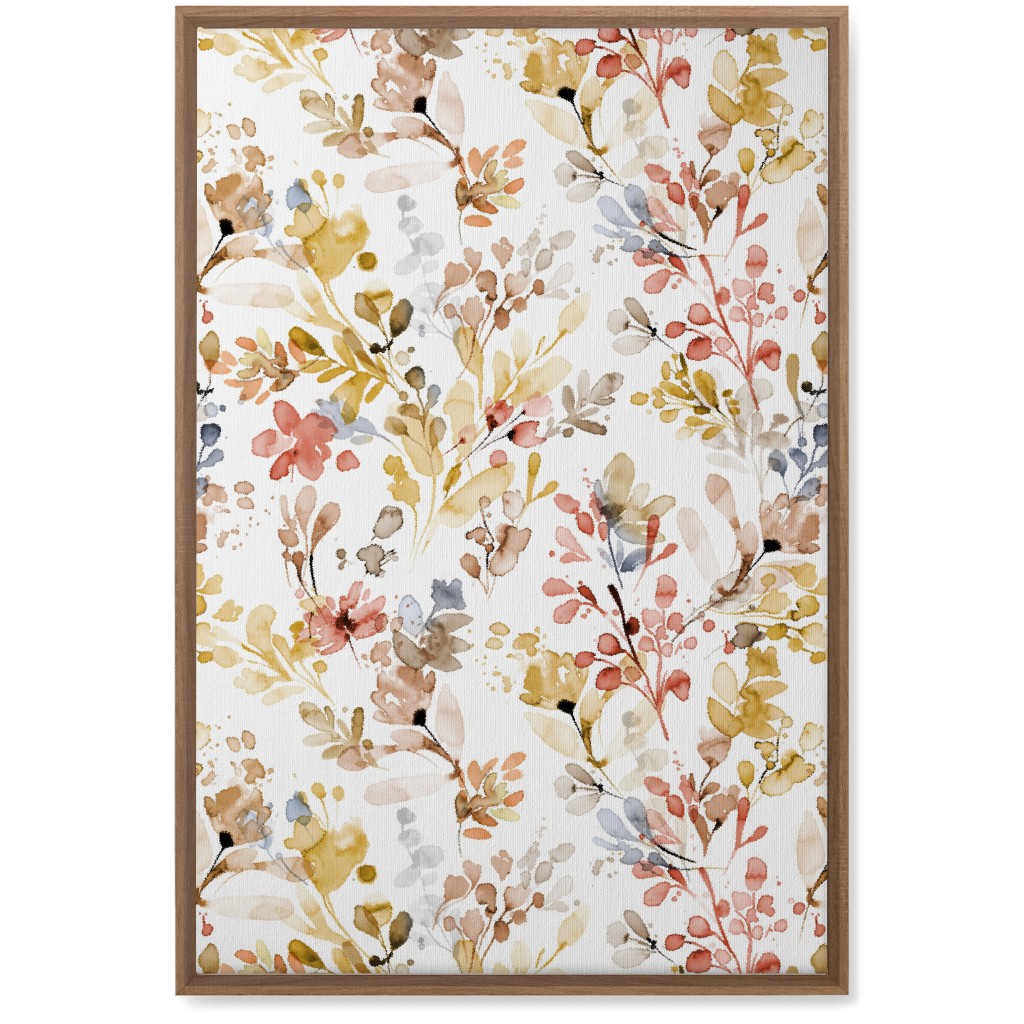 Wild Plants - Multi Wall Art, Natural, Single piece, Canvas, 20x30, Multicolor