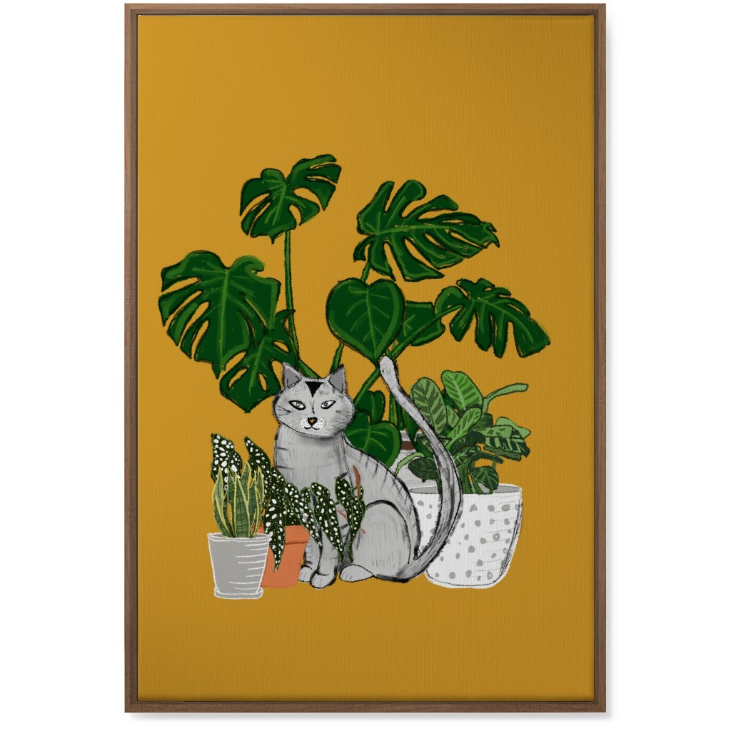 Impact Resistant Orange Wall Art Canvases