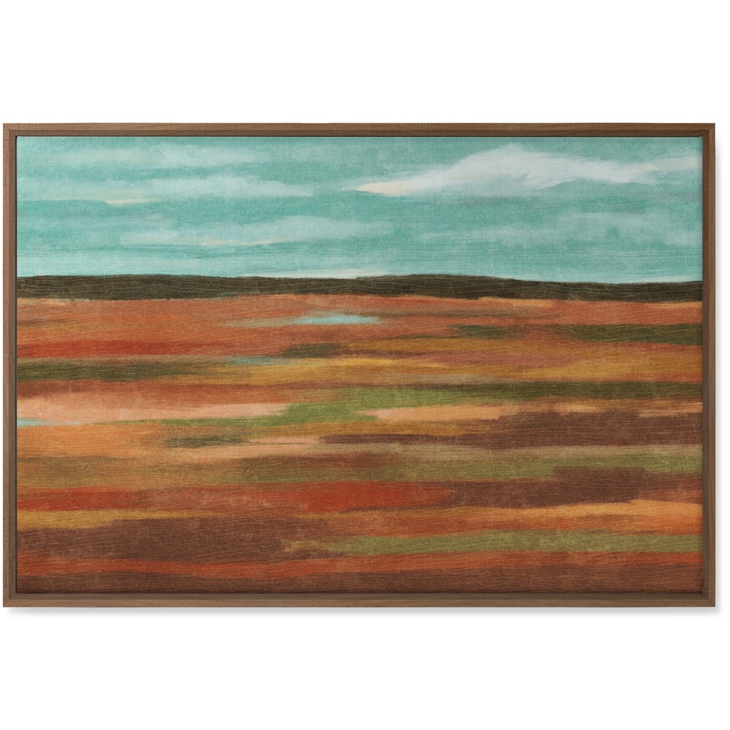 Autumn Fields Wall Art, Natural, Single piece, Canvas, 24x36, Multicolor