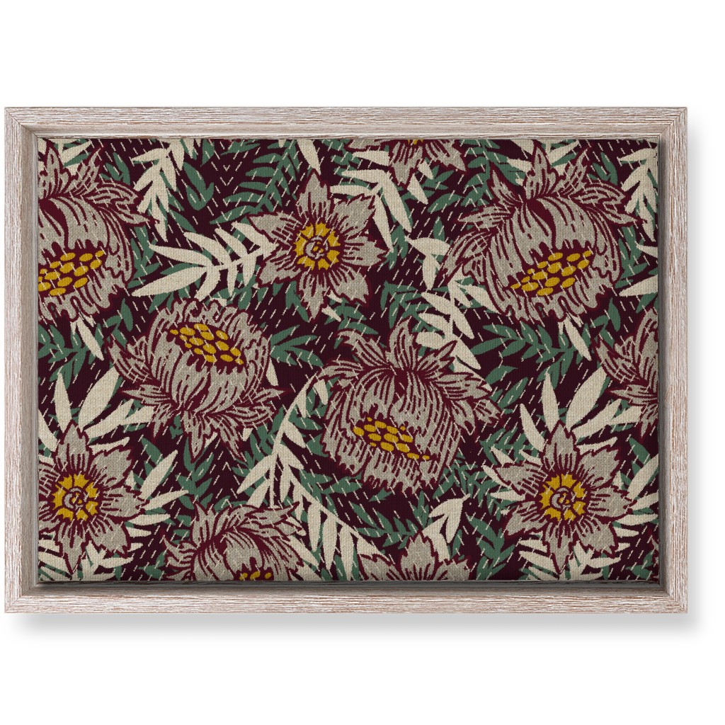 Stella Poppy - Multi Wall Art, Rustic, Single piece, Canvas, 10x14, Multicolor