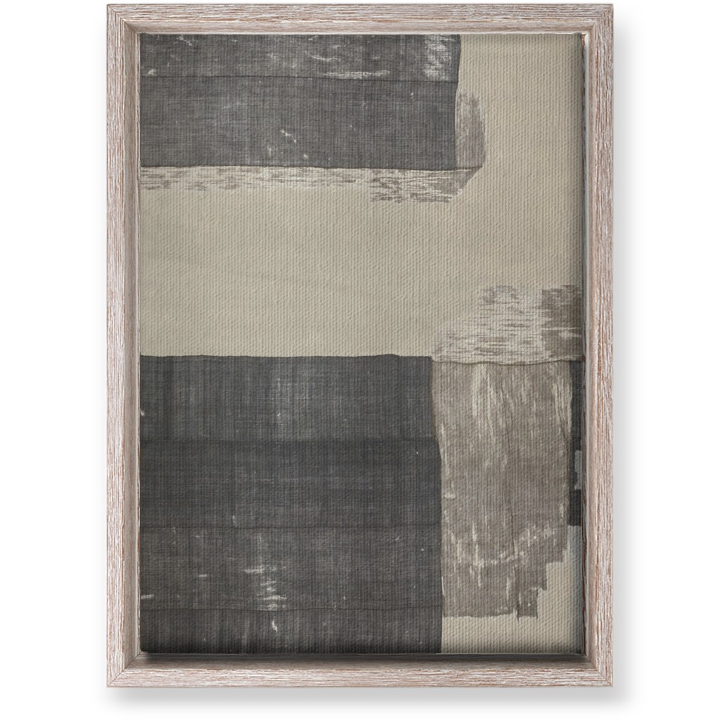 Threads - Gray Wall Art, Rustic, Single piece, Canvas, 10x14, Gray, Gray