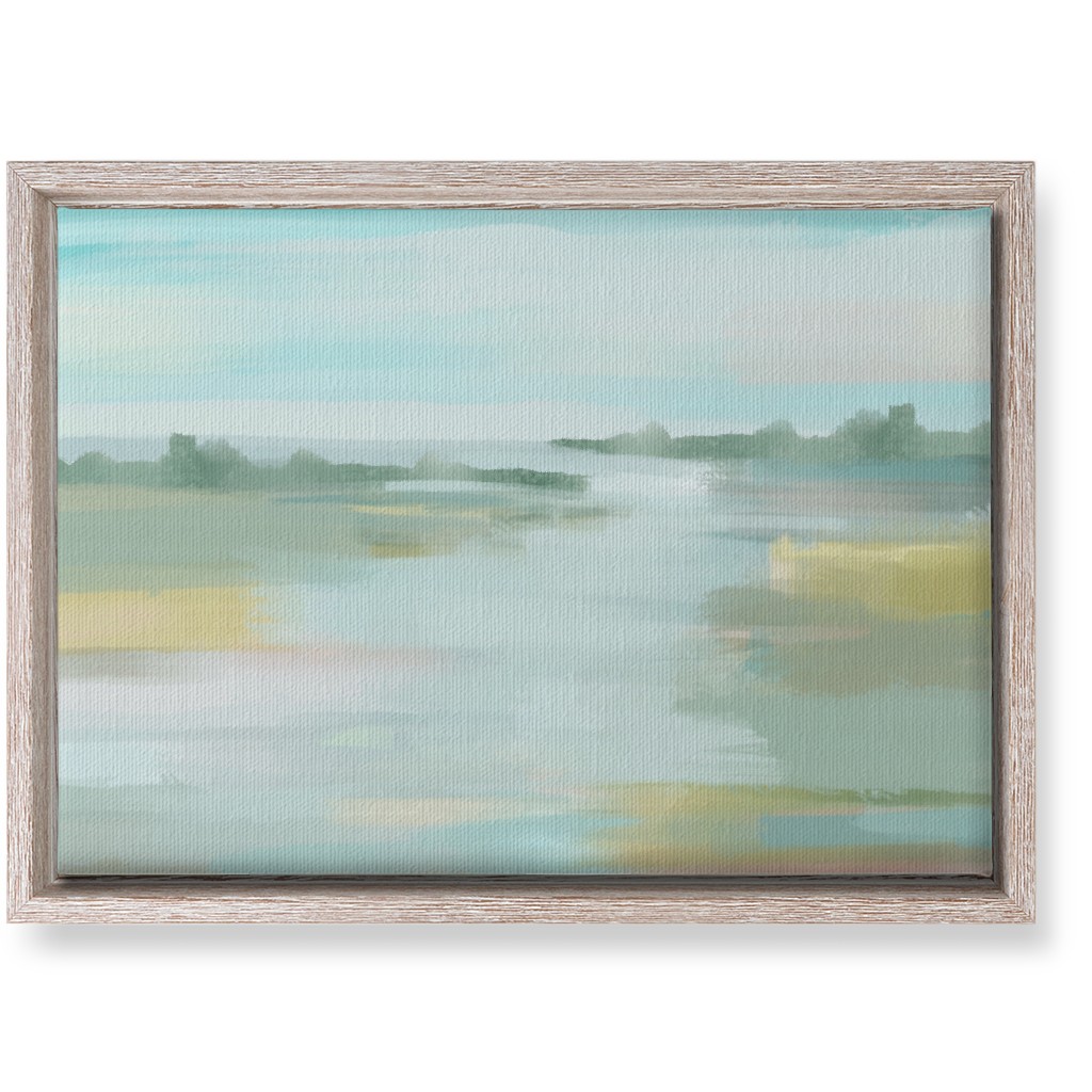 Tidewater Wall Art, Rustic, Single piece, Canvas, 10x14, Blue, True Blue