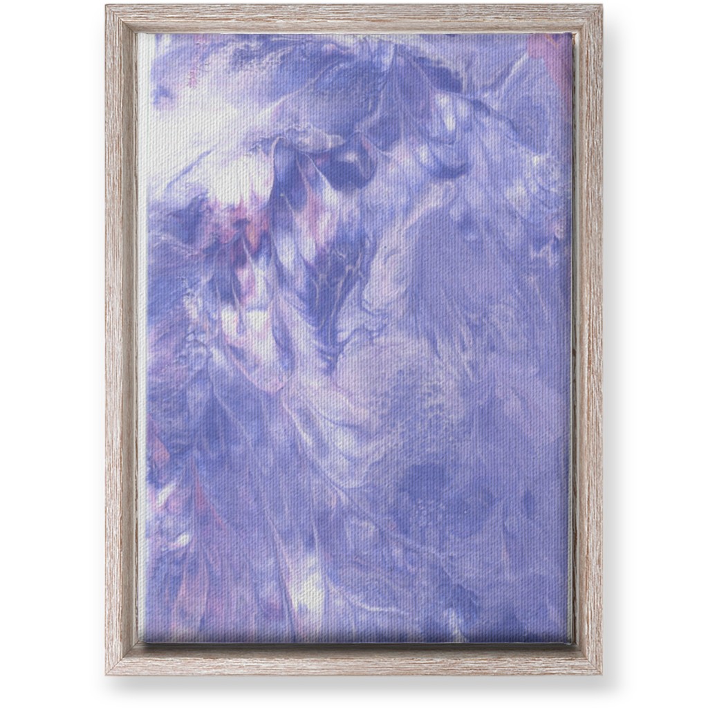 Acrylic Pour - Purple Wall Art, Rustic, Single piece, Canvas, 10x14, Purple, Purple