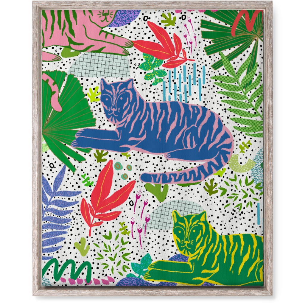 Deep in the Jungle - Multi Wall Art, Rustic, Single piece, Canvas, 16x20, Multicolor