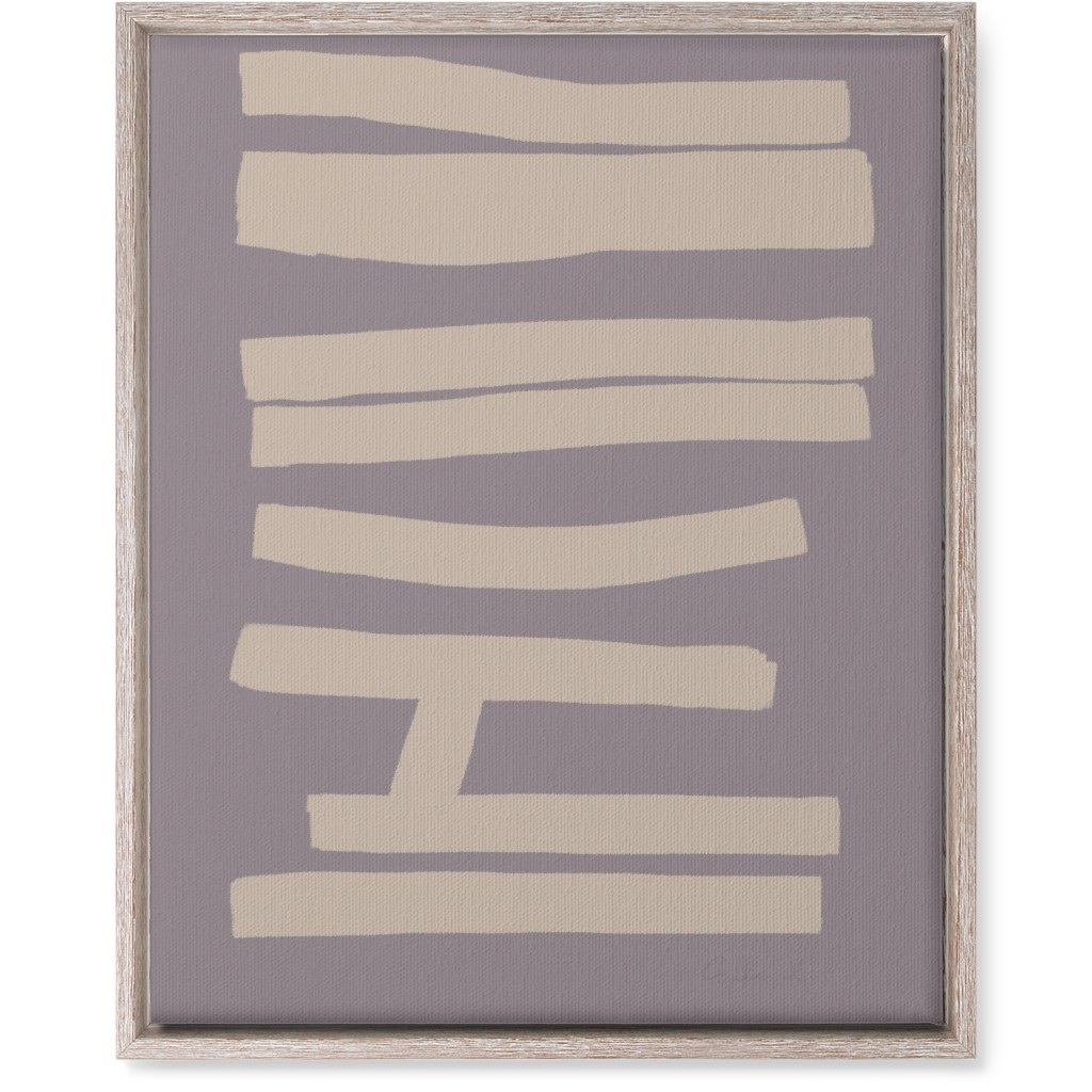 Bold Abstract Stripes Wall Art, Rustic, Single piece, Canvas, 16x20, Purple