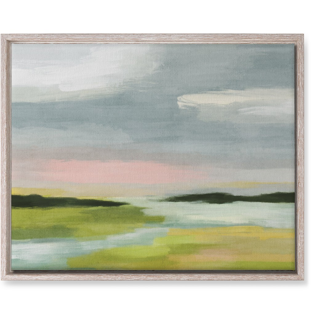 Quiet Coast Wall Art, Rustic, Single piece, Canvas, 16x20, Multicolor