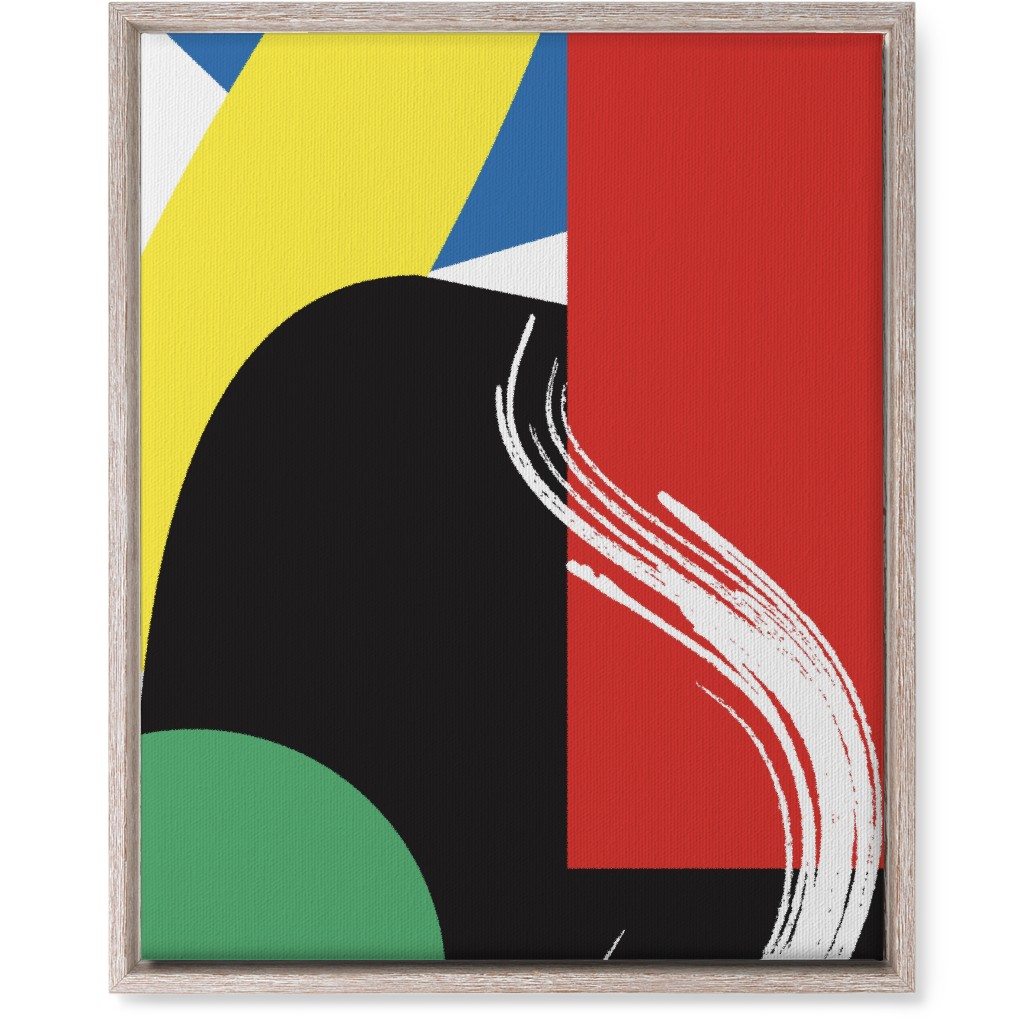 Abstract Colors Wall Art, Rustic, Single piece, Canvas, 16x20, Multicolor, Cinnamon