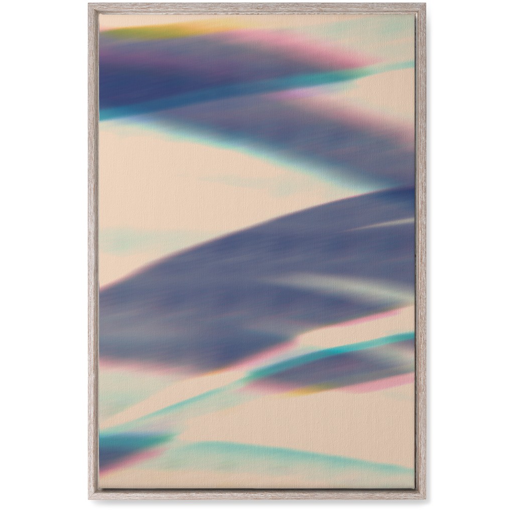 Exposed - Blue Wall Art, Rustic, Single piece, Canvas, 20x30, Blue, True Blue