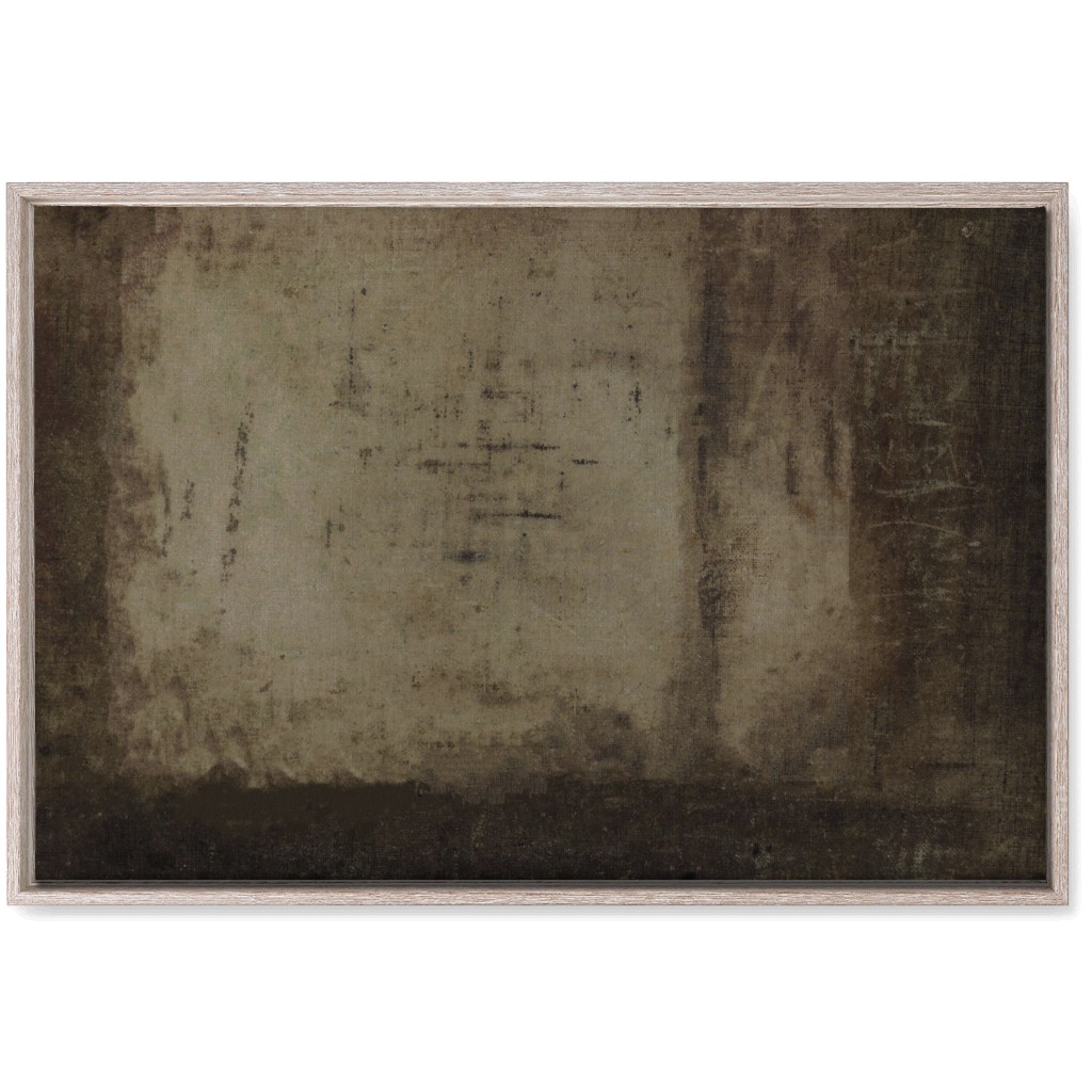 Mood At Dusk - Dark Wall Art, Rustic, Single piece, Canvas, 20x30, Brown, Brown