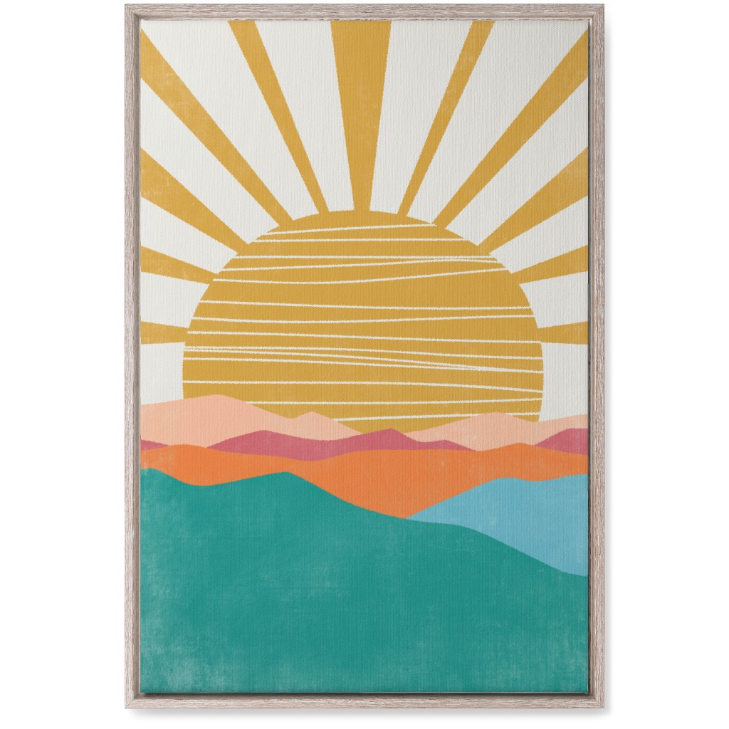 Flourish Landscape - Multi Wall Art, Rustic, Single piece, Canvas, 20x30, Multicolor