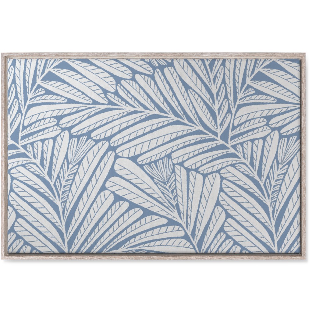 Irene - Blue Wall Art, Rustic, Single piece, Canvas, 24x36, Blue, True Blue