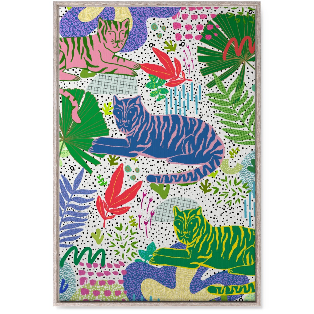 Deep in the Jungle - Multi Wall Art, Rustic, Single piece, Canvas, 24x36, Multicolor