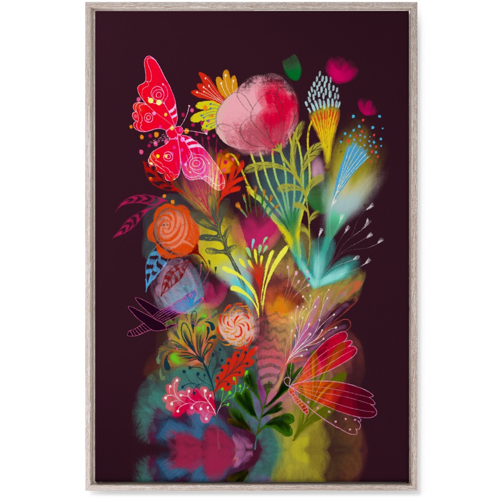 Tropical Magic Dream - Multi Wall Art, Rustic, Single piece, Canvas, 24x36, Multicolor