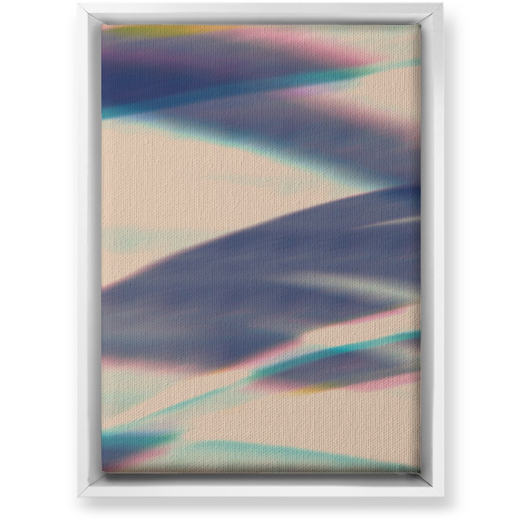 Exposed - Blue Wall Art, White, Single piece, Canvas, 10x14, Blue, True Blue