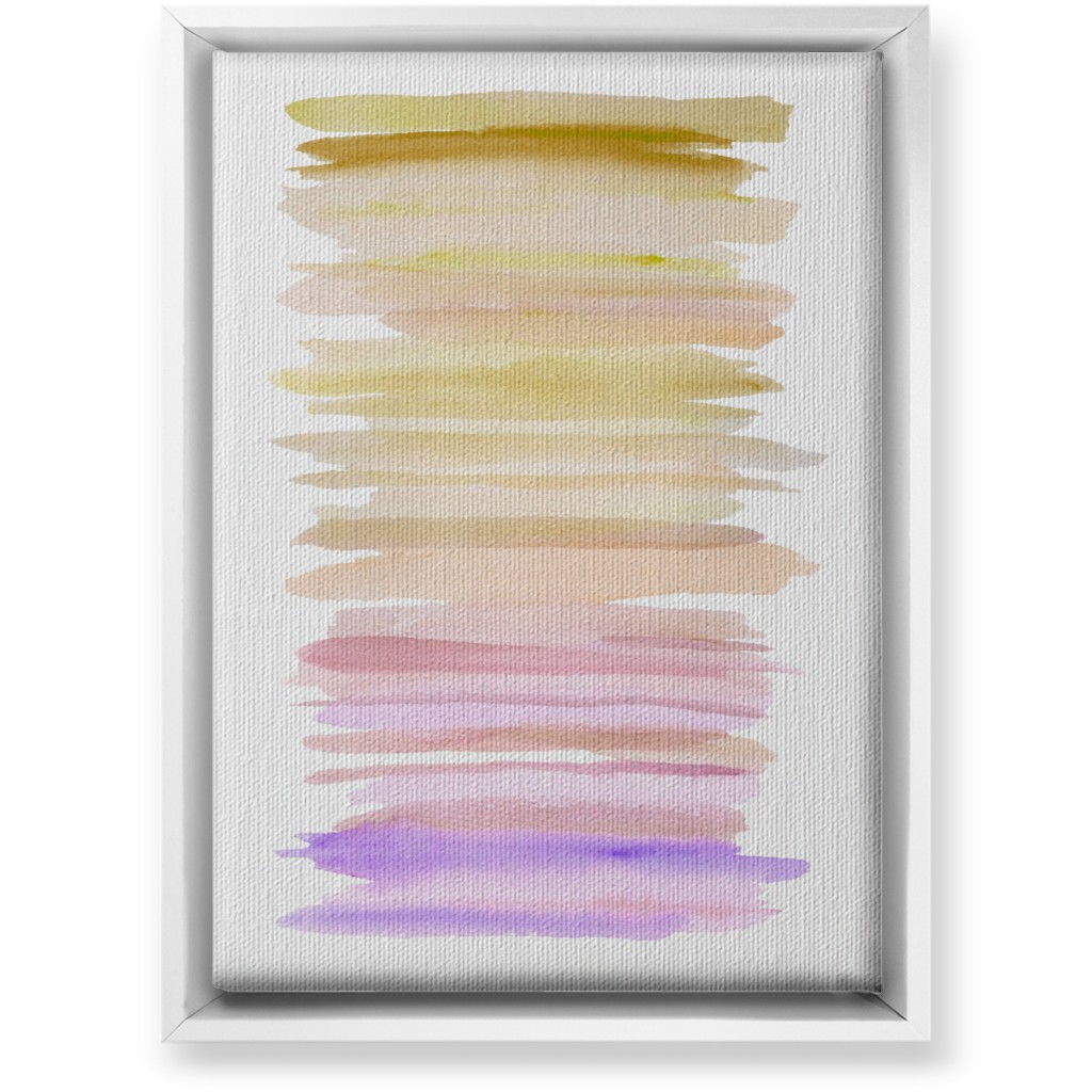 Watercolor Ocean Seashore Wall Art, White, Single piece, Canvas, 10x14, Purple