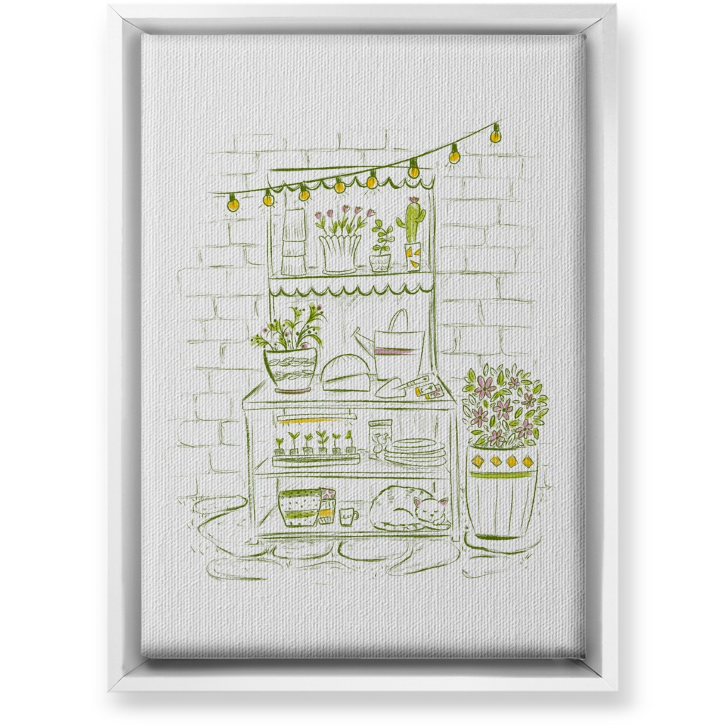 Green And White Home Decor