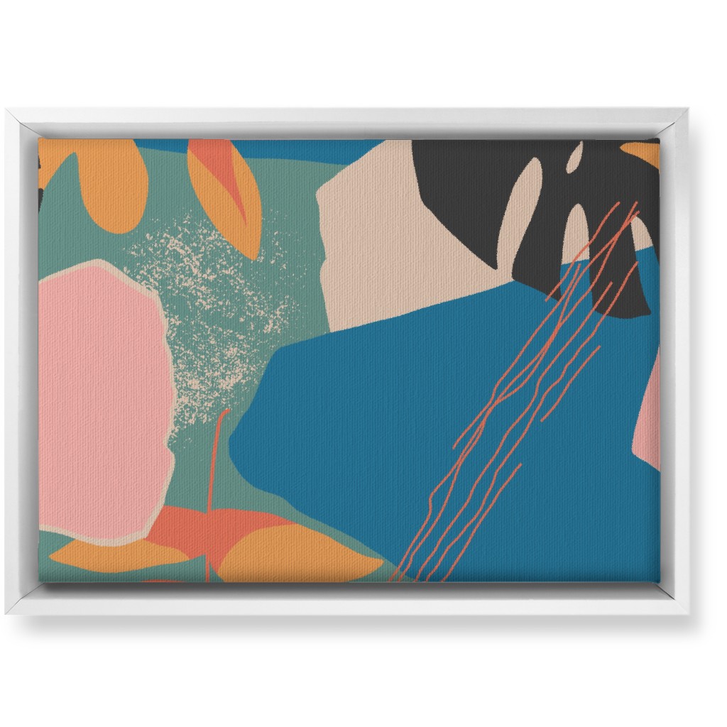 Tropical Garden - Multi Wall Art, White, Single piece, Canvas, 10x14, Multicolor