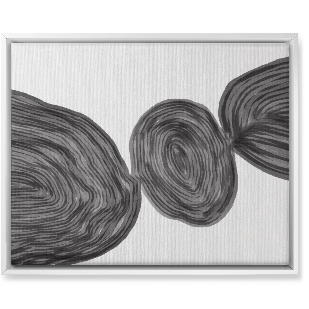 Stone - Neutral Wall Art, White, Single piece, Canvas, 16x20, White, White