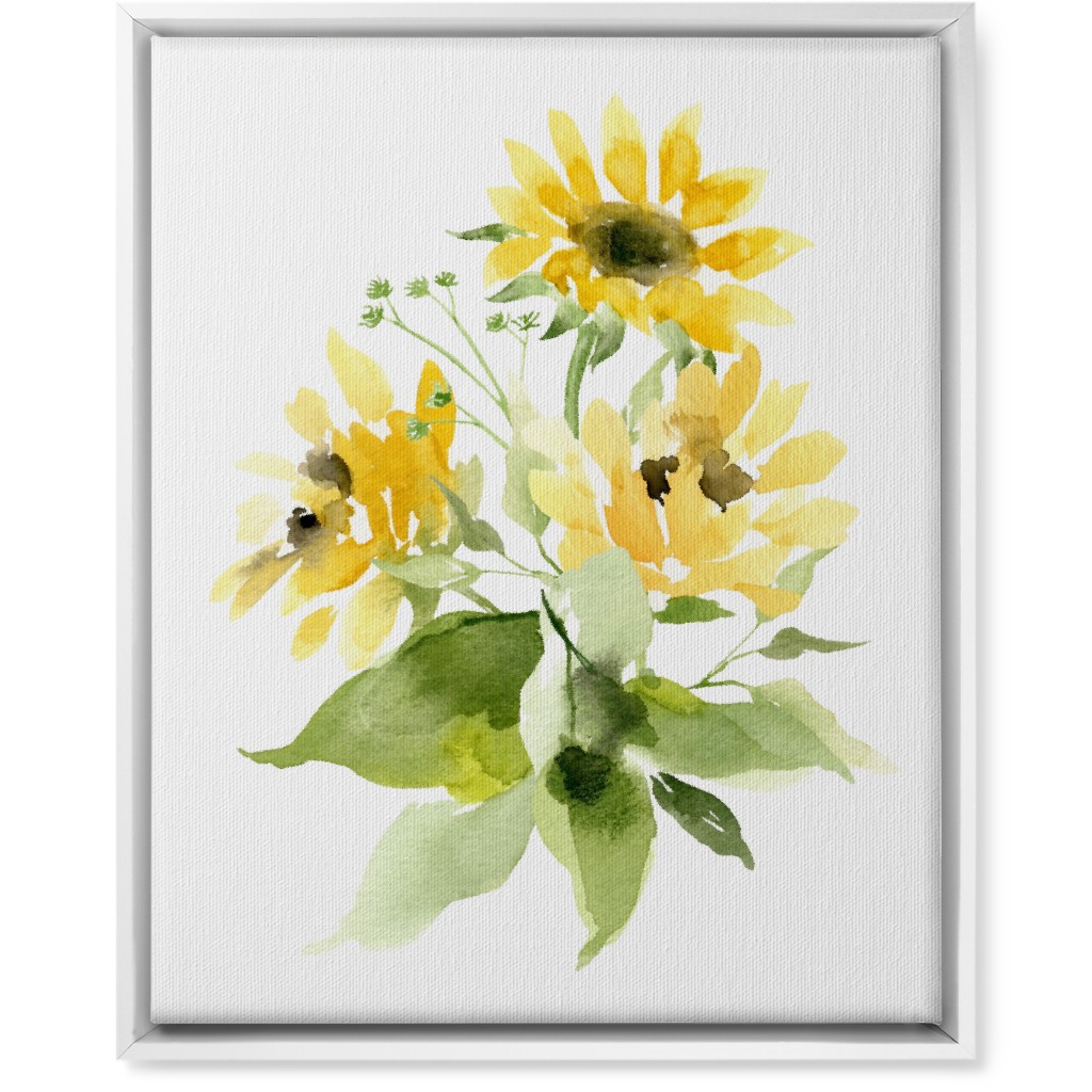 Yellow Floral Wall Art