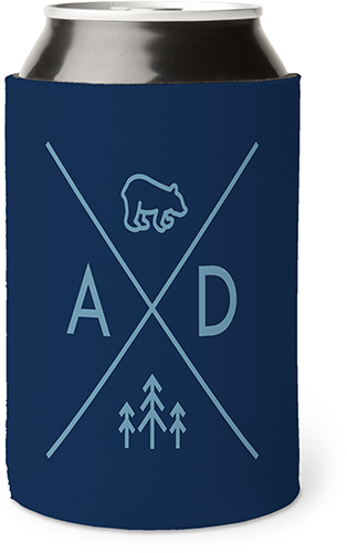 Bear Adventure Can Cooler, Can Cooler, Blue, dark blue