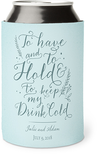 To Keep My Drink Cold Can Cooler, Can Cooler, Gray, hemlock