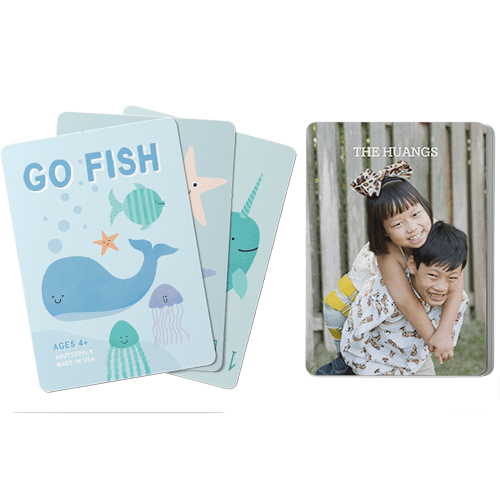 Photo Gallery Card Game, Go Fish, Multicolor