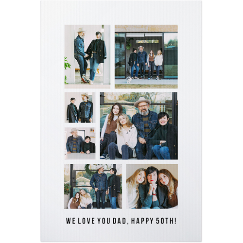 Gallery Of Seven Portrait Celebration Photo Board, Multicolor