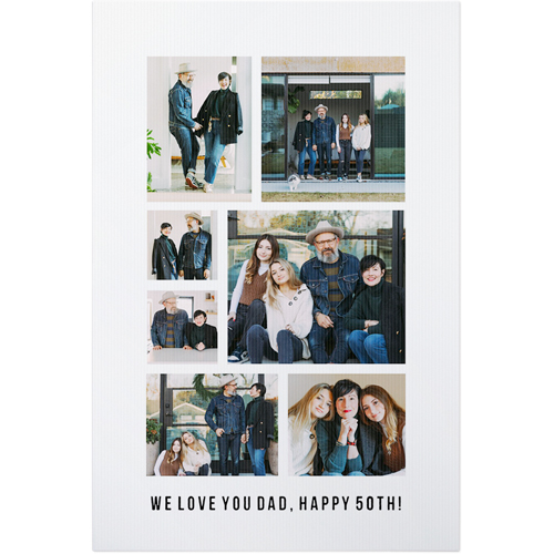 Gallery Of Seven Portrait Celebration Photo Board, Multicolor