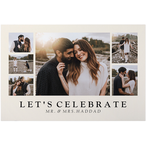 Gallery of Six Celebration Photo Board, Multicolor