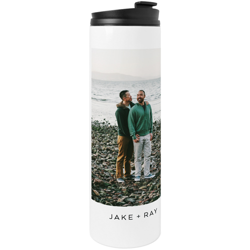 White Travel Mug