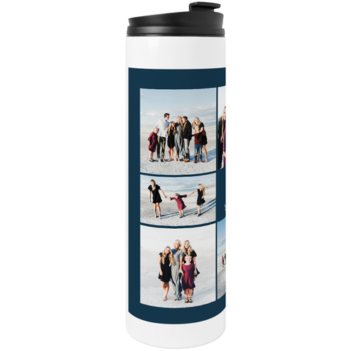 Gallery of Eight Stainless Steel Travel Mug, White,  , 20oz, Multicolor