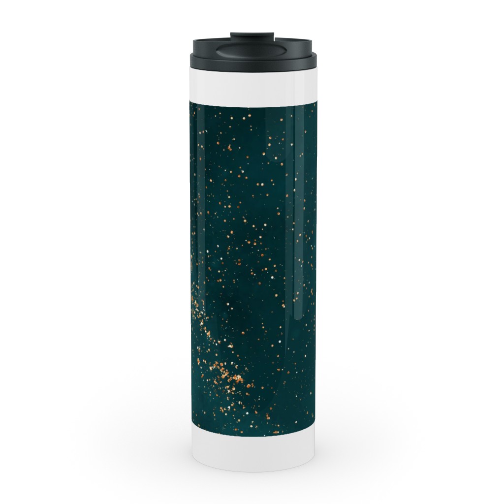 Stardust - Green Stainless Mug, White, , 20oz, Green, Classic Green