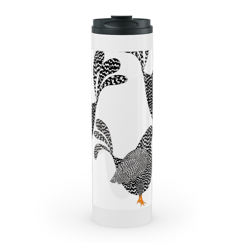 Chick, Chick, Chickens - Neutral Stainless Mug, White,  , 20oz, White