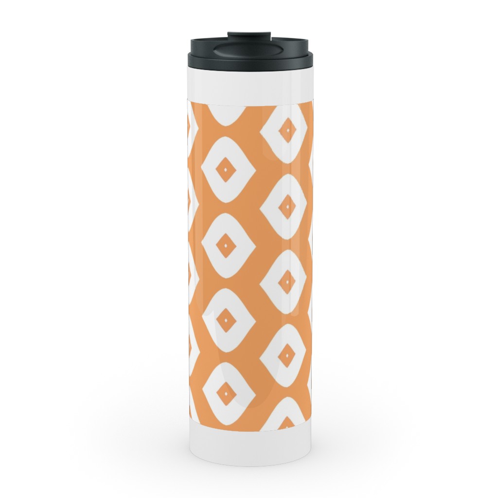 Diamond Girl - Orange Stainless Mug, White, , 20oz, Orange, Orange