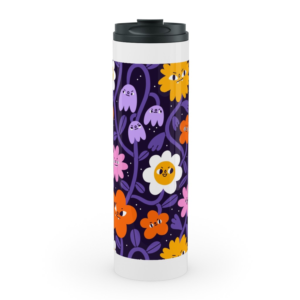 Extremely Wicked, Evil and Vile Halloween Garden - Purple Stainless Mug, White,  , 20oz, Purple