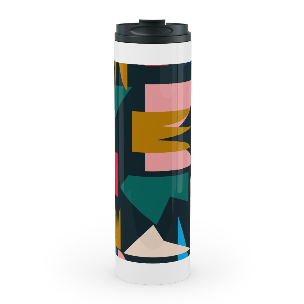 Shape of Things - Multi Stainless Mug, White, , 20oz, Multicolor