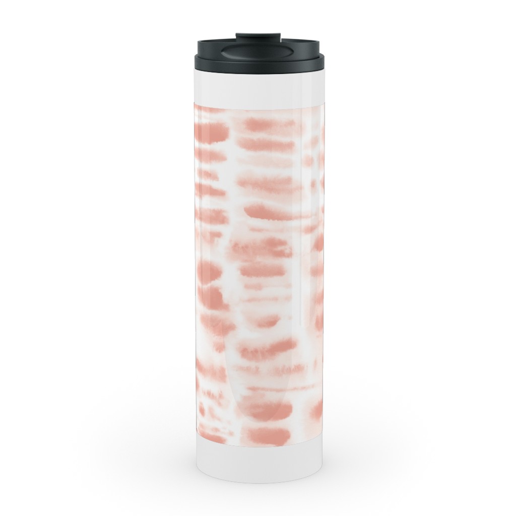 Dye Dash - Salmon Stainless Mug, White,  , 20oz, Pink