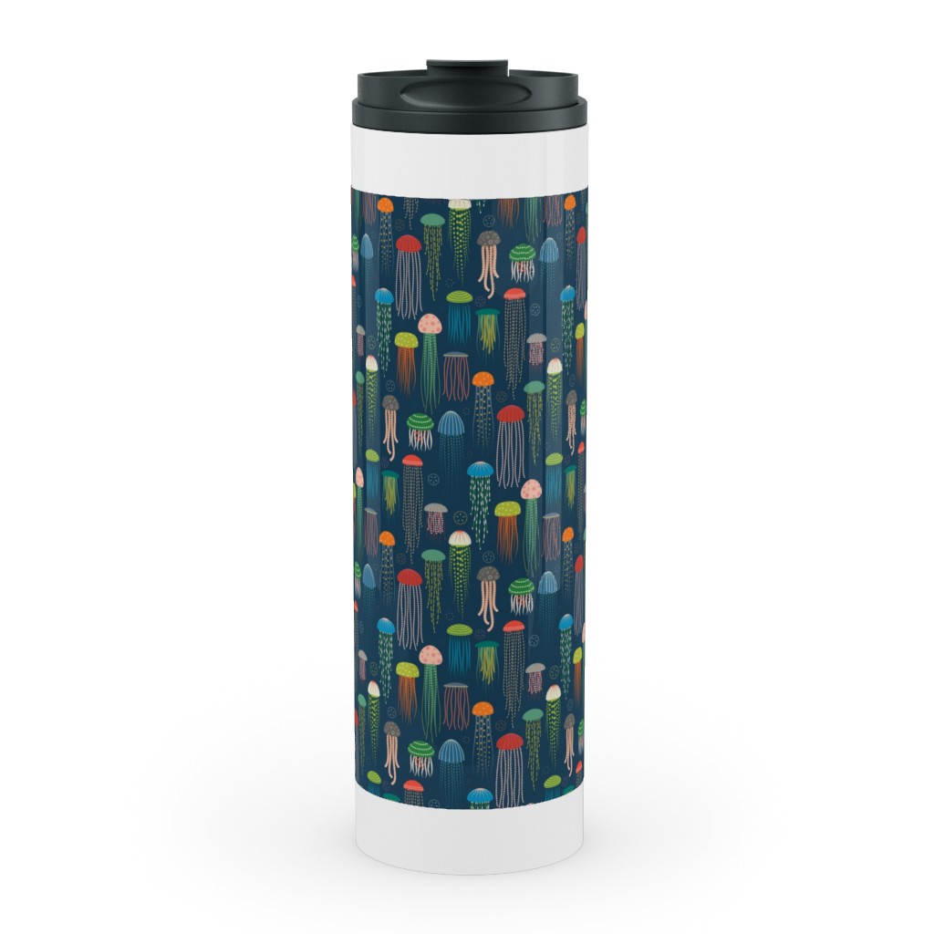 Just Jellies - Multi Stainless Mug, White, , 20oz, Multicolor