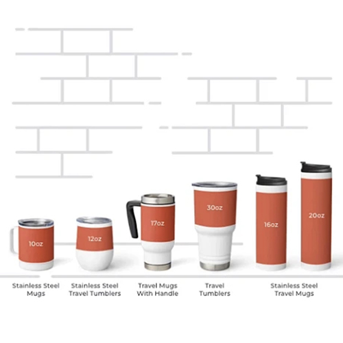  Personalized Travel Tumbler Coffee Mug - Engraved Custom  Monogrammed - 16 oz (Silver): Home & Kitchen
