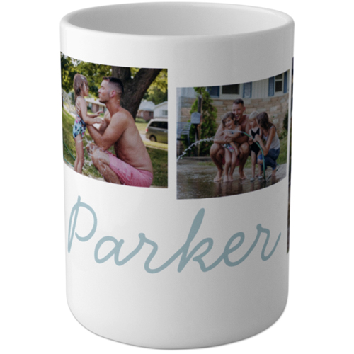 Simple Name Script Custom Cup, White