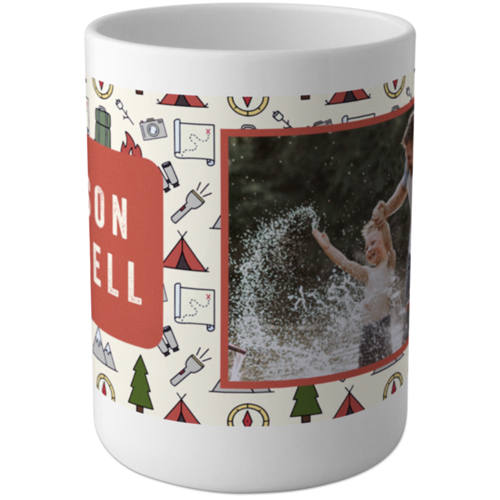 Camping Adventures Custom Cup, Beige